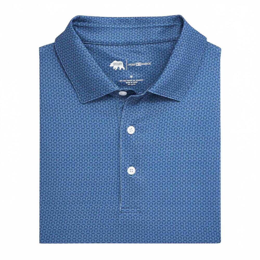 NEW ONWARD RESERVE men's out of office polo in navy